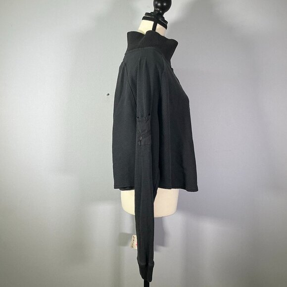 Free People Henley Style Women's Size L Oversized Long Sleeve Tee NWT - Picture 2 of 7